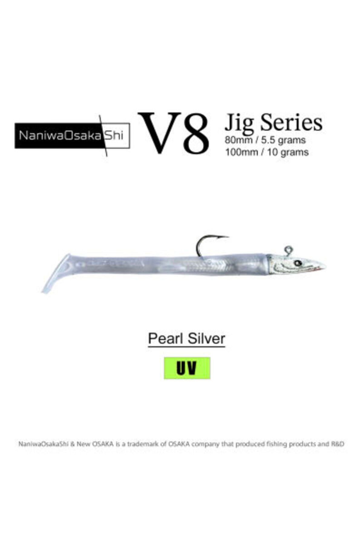 SERIES V8 JIG 5,5GR PEARL SILVER suni yem