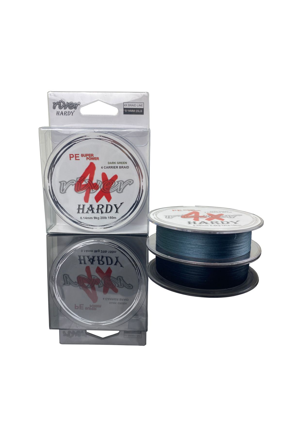 RIVER HARDY 150M DARK GREEN 0.22MM