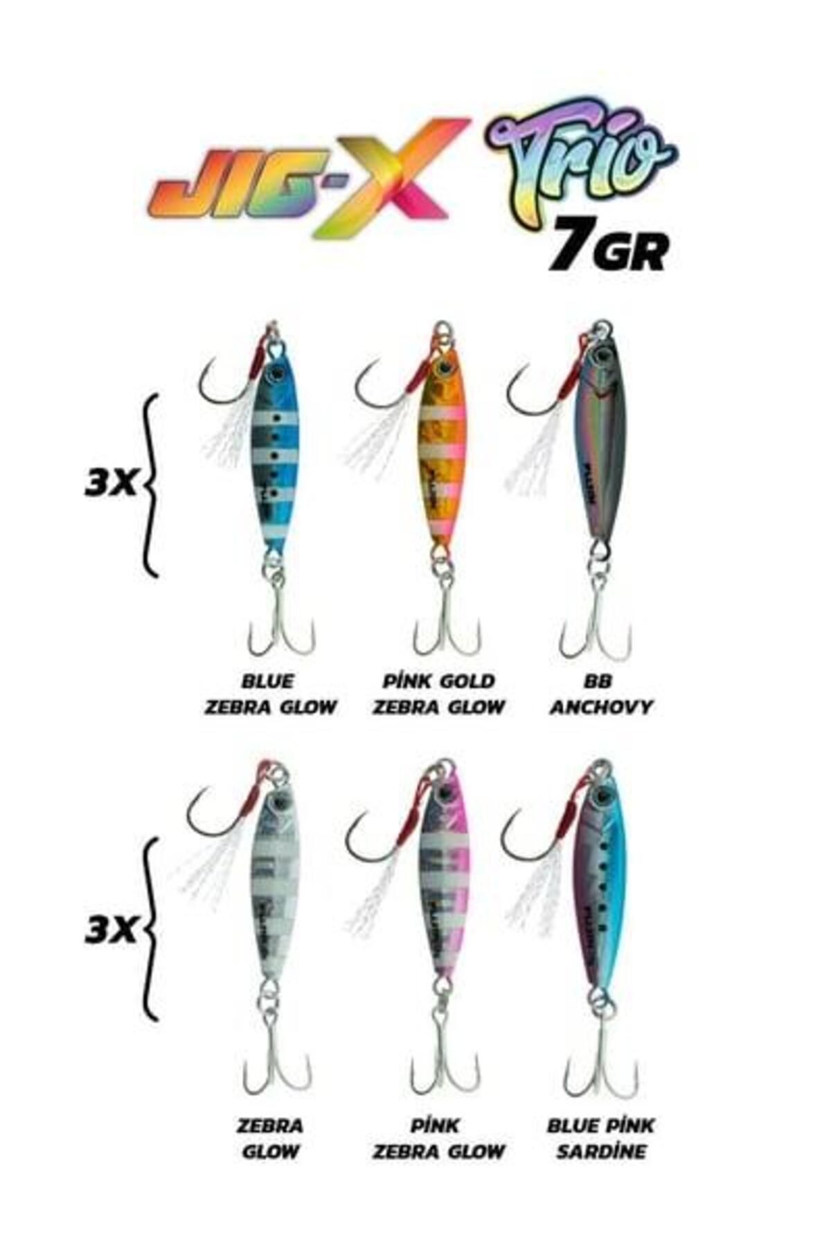 Jig-x Trio 3lü Micro Jig 7gr