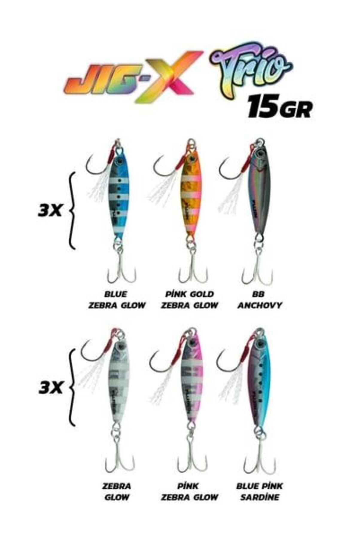 Jig-x Trio 3lü Micro Jig 15gr