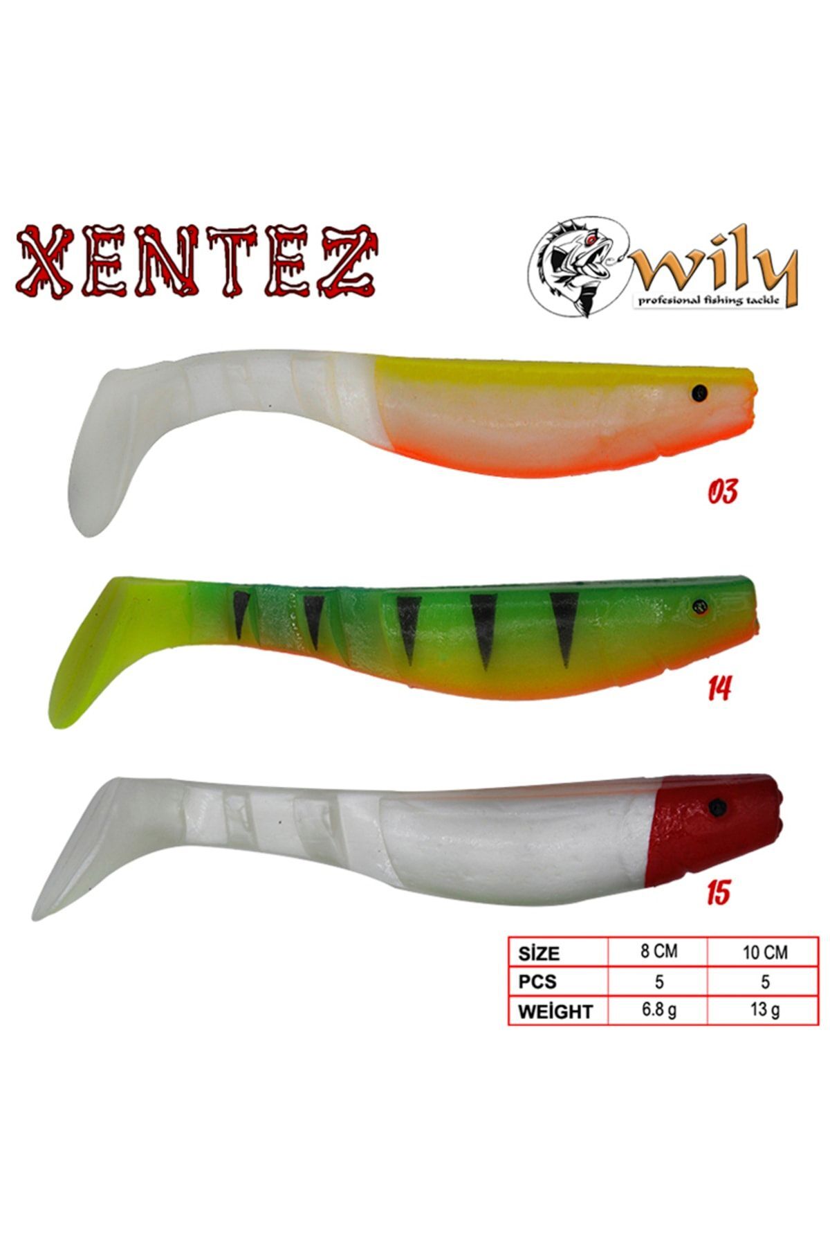 Xentez Turna Silikon 10 Cm