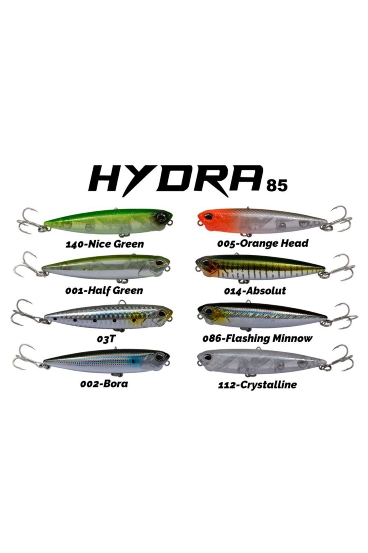 Hydra 85mm 10gr Su Üstü Maket Balık - 002 Bora