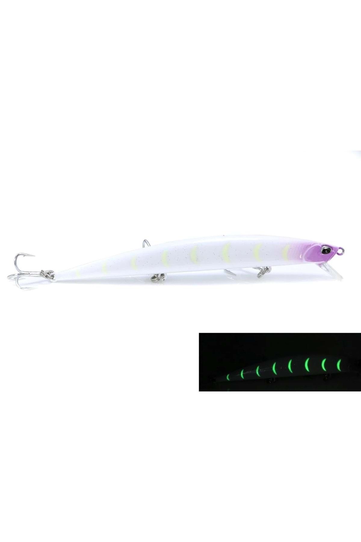 Flux 140mm 18gr Floating Maket Balık 034 Glow Purple