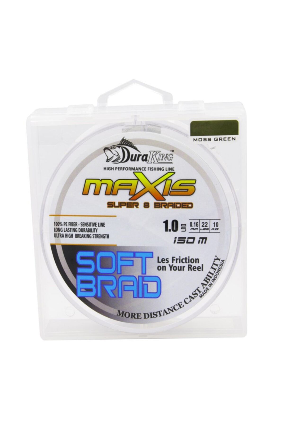 Durakıng Maxıs S. Soft 8x Braıdes 150m M.green Ip Misina 0.20mm